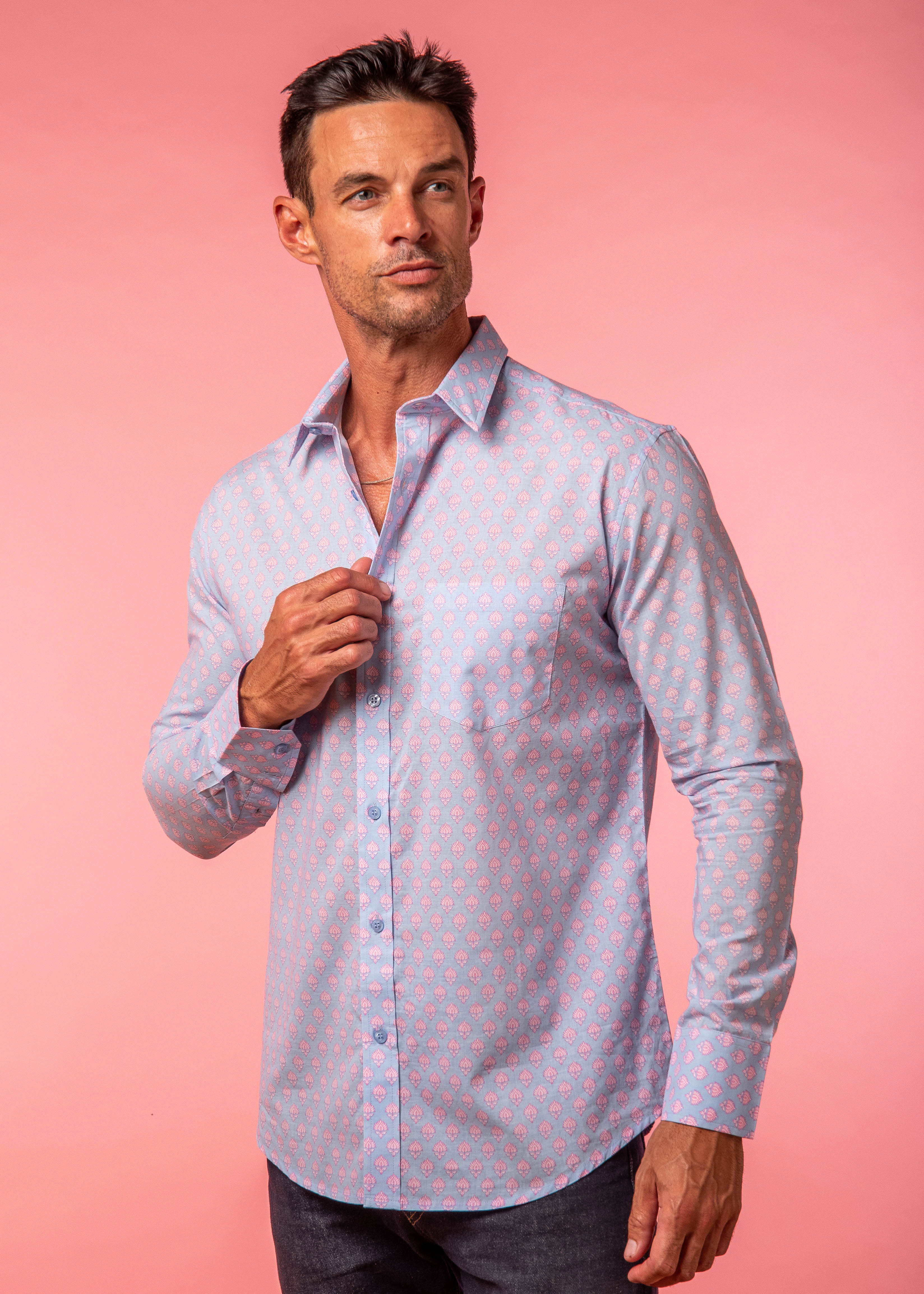 men's print shirt