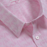 Palm Grove Mens' Organic Shirt in Light Pink