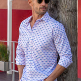 Winging it Mens' Organic Cotton Shirt in White