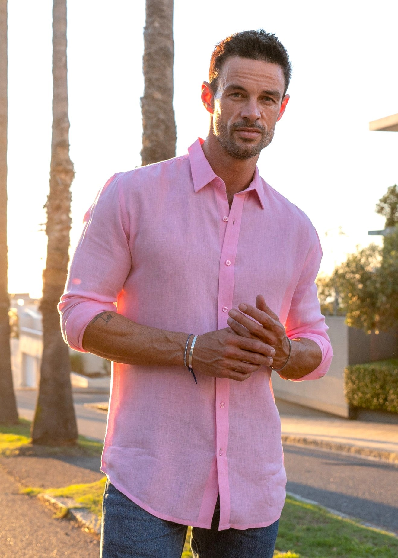 Styling Pale Pink Shirt Mens Light Pink Shirt Outfit Shop