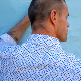 Edge of Order Mens' Cotton Shirt in Blue