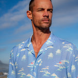 Oriental Amaze Men's Linen Viscose Short Sleeve Shirt