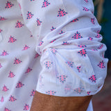 Trik On Mens' Cotton Shirt in Pink