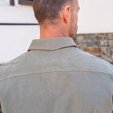 Corduroy Mens' Organic Cotton Shirt in Khaki