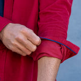 Corduroy Mens' Organic Cotton Shirt in Red