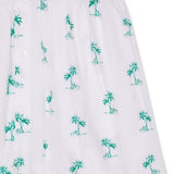 TWIN PALMS IN GREEN