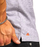 Grey Marl Cotton T-Shirt