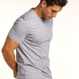 Grey Marl Cotton T-Shirt
