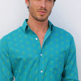 Field Trip Mens' Organic Cotton Shirt in Green
