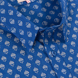 Bindi Indi Mens' Organic Cotton Shirt in Blue and White