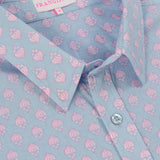 Bindi Indi Mens' Organic Cotton Shirt in Blue and Pink