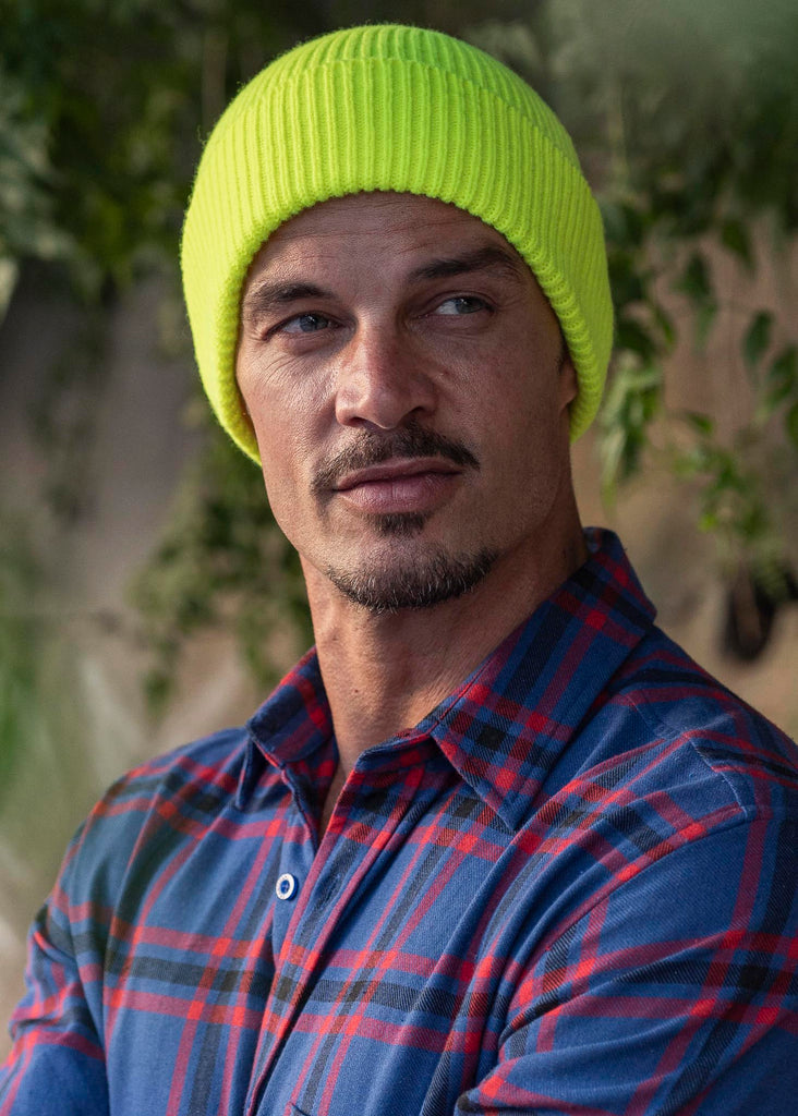 Neon Yellow Beanie - 30% OFF