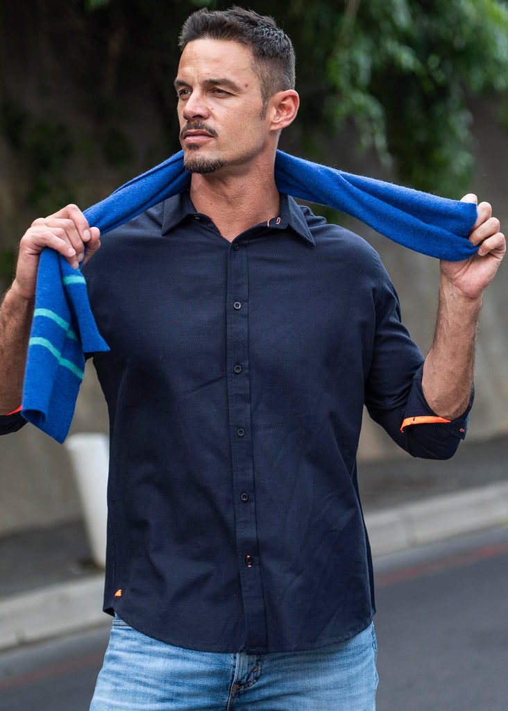 Persian Blue On Blue Scarf - 30% OFF