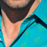 Field Trip Mens' Organic Cotton Shirt in Green
