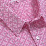 Four Points East Mens' Cotton Shirt in Pink