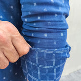 Dash in Indigo Mens' Cotton Shirt in Indigo