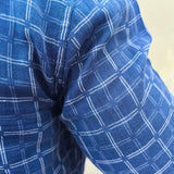 Dash Out Mens' Cotton Shirt in Blue