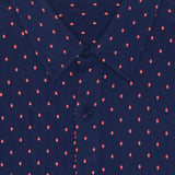 Join The Dots Mens Cotton Shirt in Navy