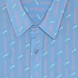 Savannah Spirit  Men's Organic Cotton Shirt in Light Blue