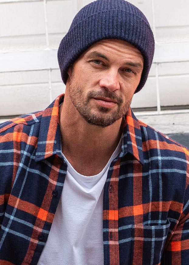 Navy Blue Beanie - 30% OFF
