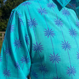 Ocean Drive Mens' Cotton Shirt in Blue