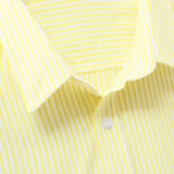 Lemon Stripe Men's Long Sleeve Shirt