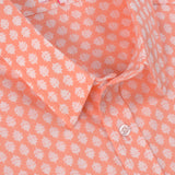 White Lotus Mens' Organic Cotton Shirt in Peach