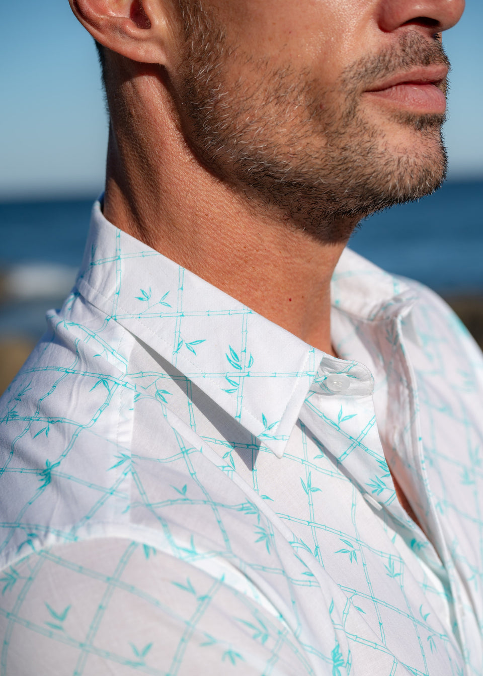 Solace Men's Frangipani Button up Shirt main image 1
