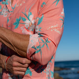 Shangri La Mens' Organic Cotton Shirt in Coral