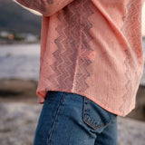 ZigA ZagA Mens' Cotton mix Shirt in Peach