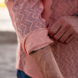 ZigA ZagA Mens' Cotton mix Shirt in Peach