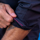 Plain Poplin Mens' Organic Cotton Shirt in Matte Black