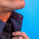 Plain Poplin Mens' Organic Cotton Shirt in Matte Black