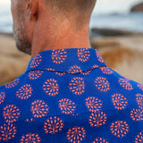Dusk Till Dawn Mens' Cotton Organic Shirt in Blue