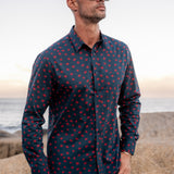 Pukka Up Mens' Cotton Organic Shirt on Blue
