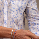 Eazy Tiger Mens' Cotton Shirt in White