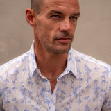 Eazy Tiger Mens' Cotton Shirt in White