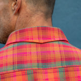 Lock & Load Men's Check Shirt in Orange