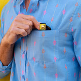 Maharani Blue Men's Woven Shirt