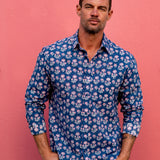 Blue Buti Mens' Cotton Shirt