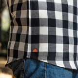 Mens' Check Shirt in Black & White