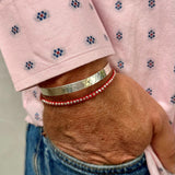 Hammered cuff in Sterling Silver 924