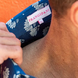 Lotus Nights Mens' Organic Cotton Shirt in Navy
