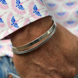 Smooth Armada cuff Sterling Silver 925