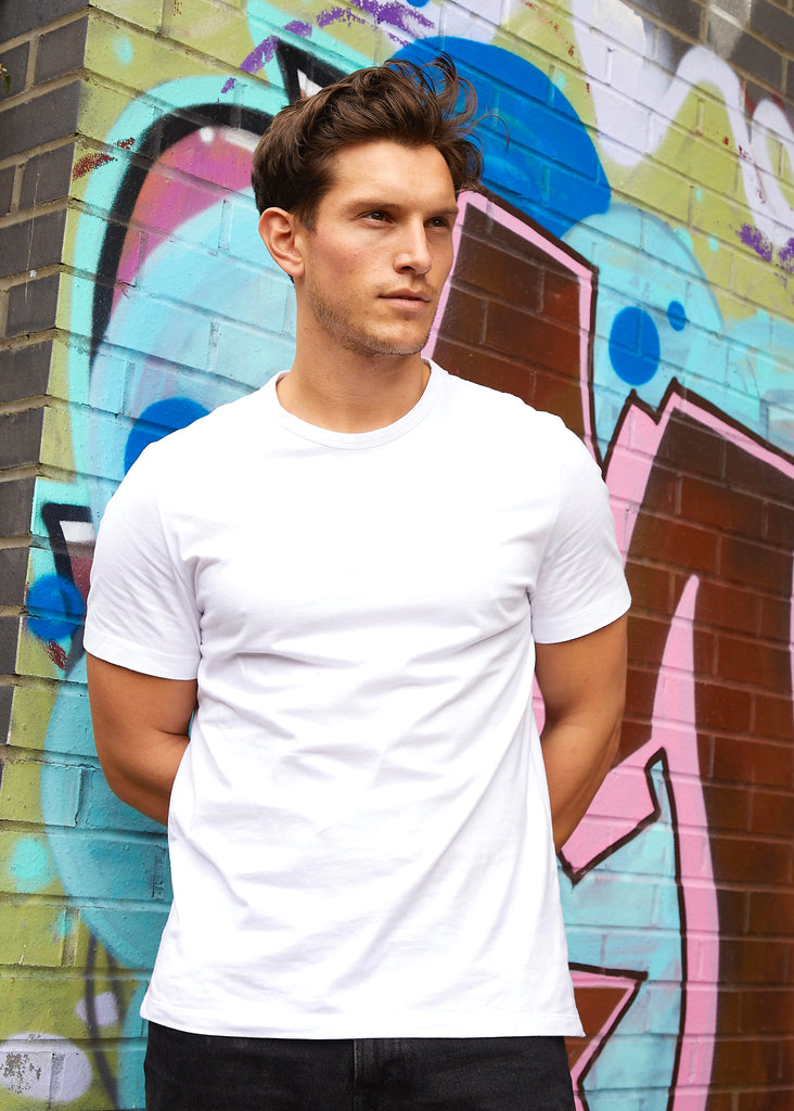 Cool White Cotton T-Shirt