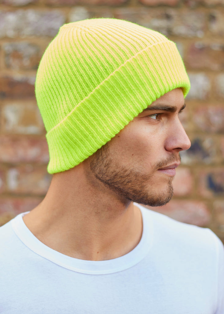 Neon Yellow Beanie - 30% OFF