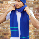 Persian Blue On Blue Scarf - 60% OFF