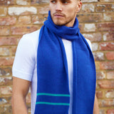 Persian Blue On Blue Scarf - 60% OFF