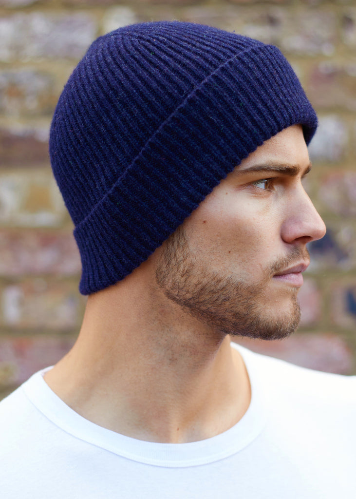 Navy Blue Beanie - 30% OFF