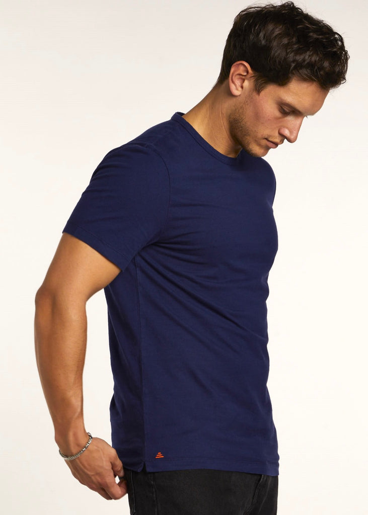 Navy Blue Cotton T-Shirt